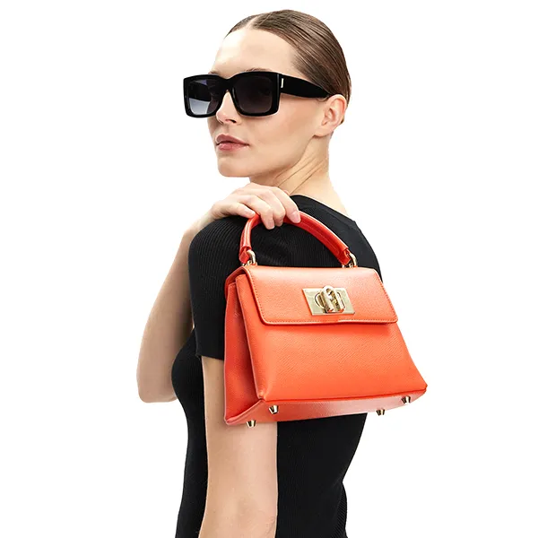 Túi Xách Tay Nữ Furla 1927 Mini Top Handle Màu Cam D-RS - Túi xách - Vua Hàng Hiệu