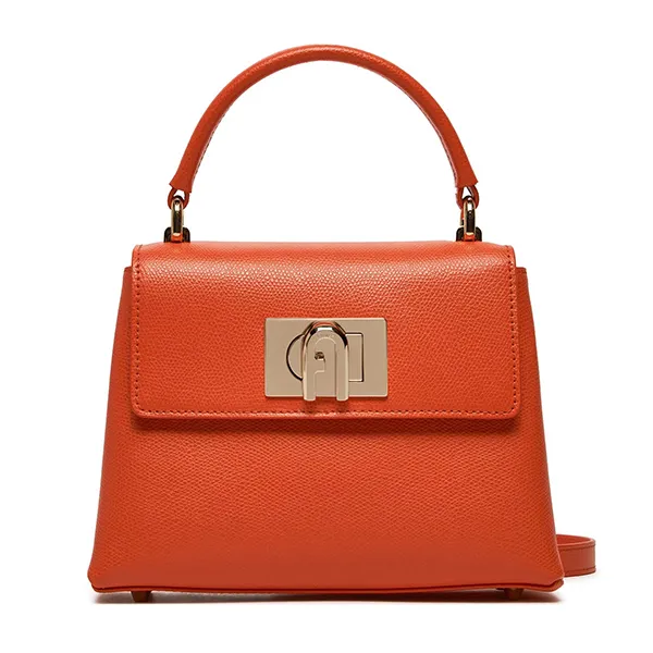 Túi Xách Tay Nữ Furla 1927 Mini Top Handle Màu Cam D-RS - Túi xách - Vua Hàng Hiệu