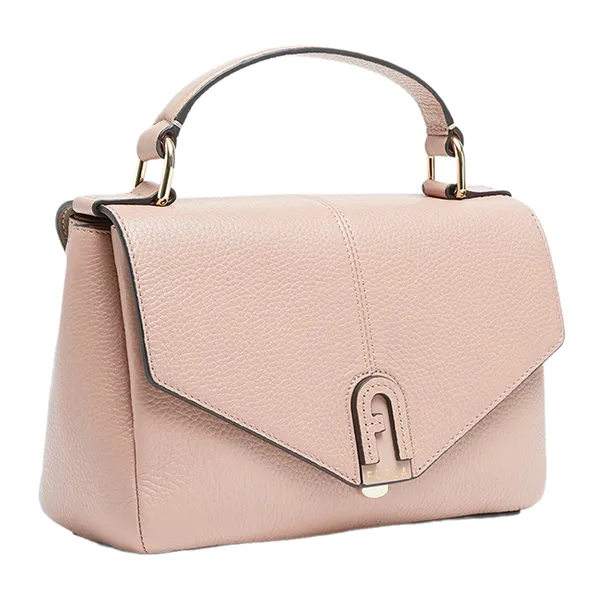 Túi Xách Tay Nữ Furla Dafne Top Handle Bag Màu Hồng Nude