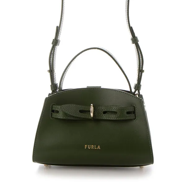 Túi Xách Tay Nữ Furla Margherita Mini Top Handle Màu Xanh Lá - Túi xách - Vua Hàng Hiệu