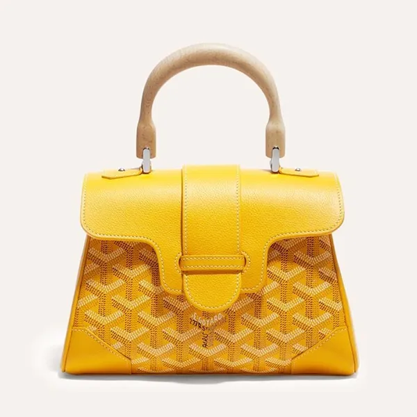 Túi Xách Tay Nữ Goyard Saïgon Souple Mini Bag Yellow Màu Vàng - Túi xách - Vua Hàng Hiệu