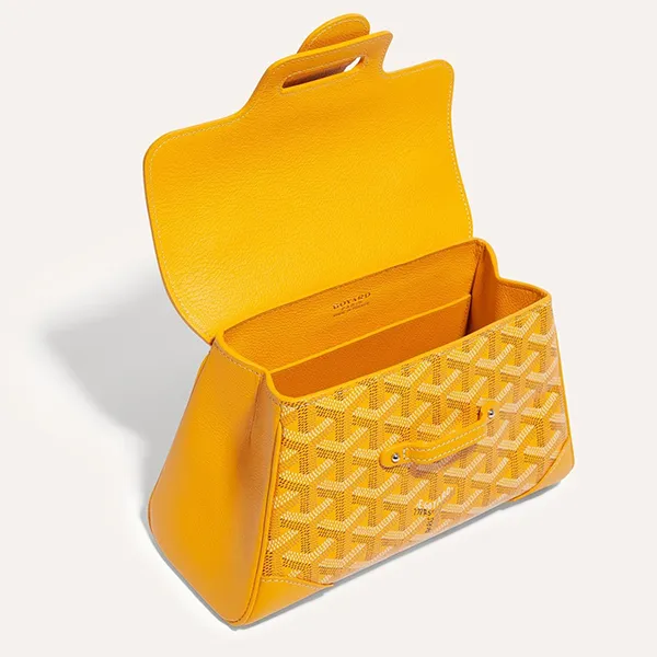 Túi Xách Tay Nữ Goyard Saïgon Souple Mini Bag Yellow Màu Vàng - Túi xách - Vua Hàng Hiệu