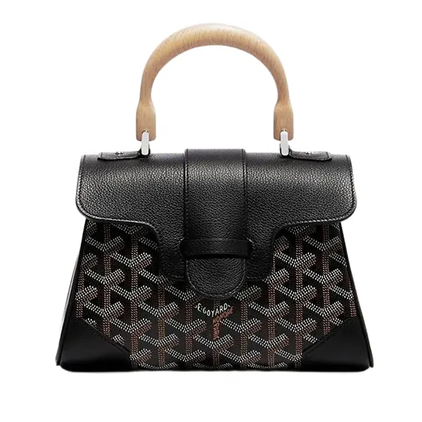Túi Xách Tay Nữ Goyard Saigon Souple Mini Handle Bag Màu Đen N-QL - Túi xách - Vua Hàng Hiệu