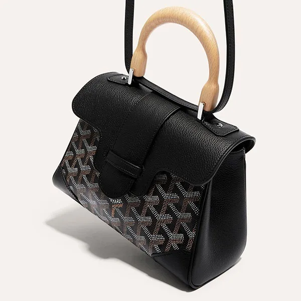 Túi Xách Tay Nữ Goyard Saigon Souple Mini Handle Bag Màu Đen N-QL - Túi xách - Vua Hàng Hiệu