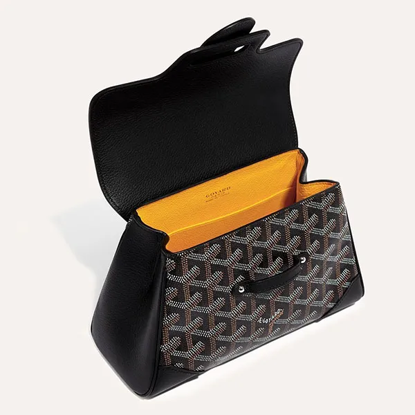 Túi Xách Tay Nữ Goyard Saigon Souple Mini Handle Bag Màu Đen N-QL - Túi xách - Vua Hàng Hiệu
