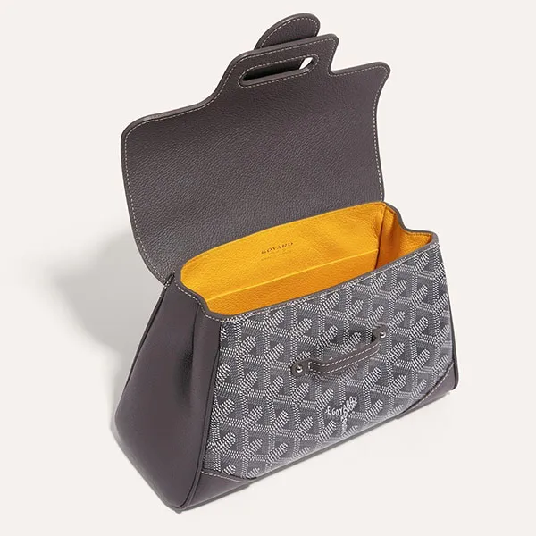 Túi Xách Tay Nữ Goyard Saigon Souple Mini Handle Bag Màu Xám N-QL - Túi xách - Vua Hàng Hiệu