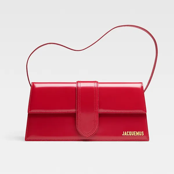 Túi Xách Tay Nữ Jacquemus The Long Bambino Long Flap Bag 221BA013-3128-47G Màu Đỏ