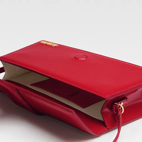 Túi Xách Tay Nữ Jacquemus The Long Bambino Long Flap Bag 221BA013-3128-47G Màu Đỏ