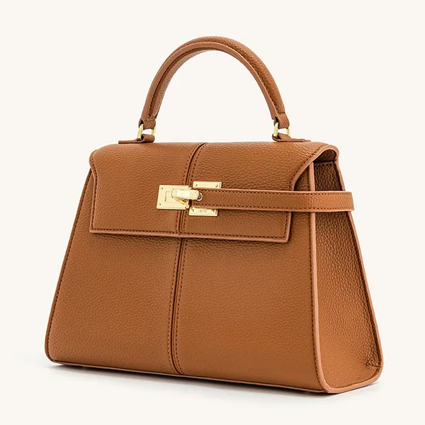 Túi Xách Tay Nữ JW Pei Elise Large Top Handle Bag Brown Màu Nâu