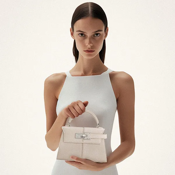 Túi Xách Tay Nữ JW Pei Elise Top Handle Bag - White Màu Trắng