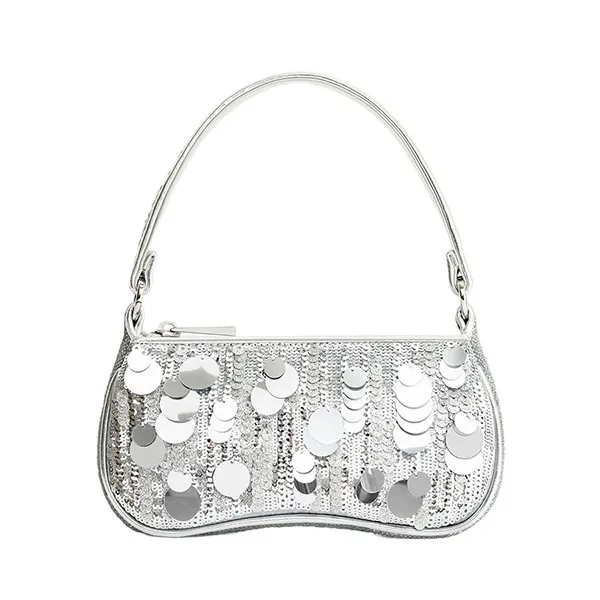 Túi Xách Tay Nữ Jw Pei Eva Metallic Sequin Mini Shoulder Bag - Silver Màu Bạc - Túi xách - Vua Hàng Hiệu