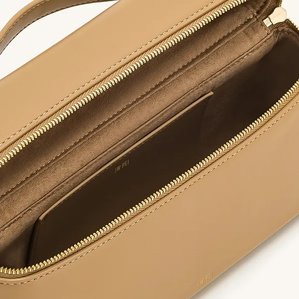 Túi Xách Tay Nữ JW Pei Thea Top Handle Bag Almond Màu Be