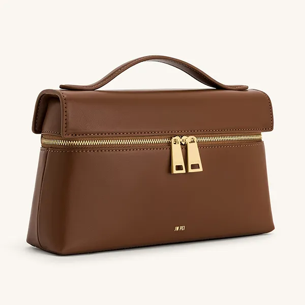 Túi Xách Tay Nữ JW Pei Thea Top Handle Bag Brown Màu Nâu