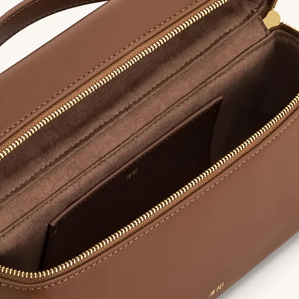 Túi Xách Tay Nữ JW Pei Thea Top Handle Bag Brown Màu Nâu