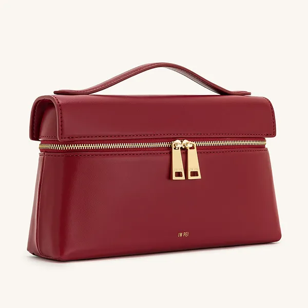 Túi Xách Tay Nữ JW Pei Thea Top Handle Bag Claret Màu Đỏ