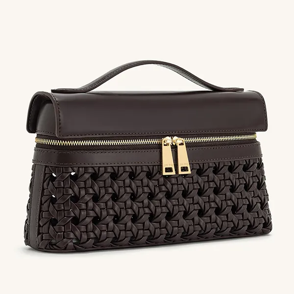 Túi Xách Tay Nữ JW Pei Thea Top Handle Bag Deep Claret Màu Nâu