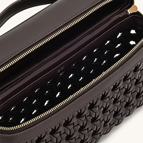 Túi Xách Tay Nữ JW Pei Thea Top Handle Bag Deep Claret Màu Nâu