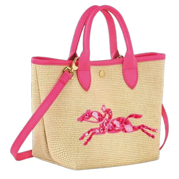 Túi Xách Tay Nữ Longchamp Le Panier Pliage Handbag 10144HZB 319 Màu Hồng - Túi xách - Vua Hàng Hiệu