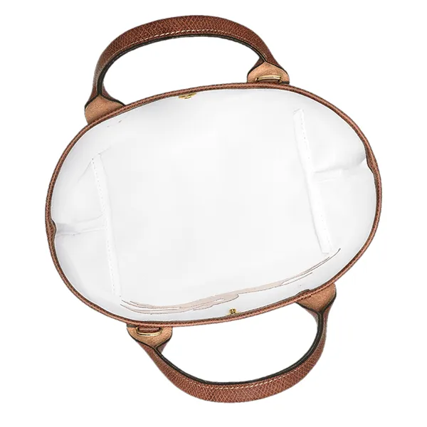 Túi Xách Tay Nữ Longchamp Le Panier Pliage Handbag 10144HZB 035 Màu Nâu Be - Túi xách - Vua Hàng Hiệu