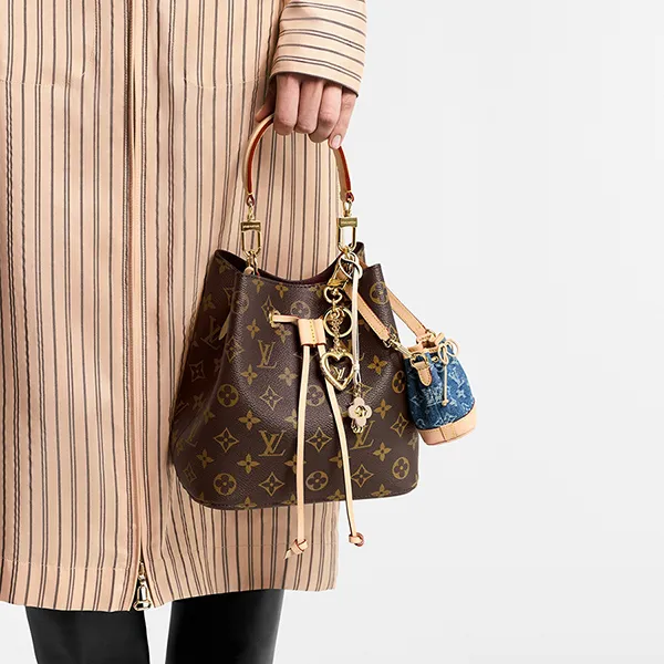 Túi Xách Tay Nữ Louis Vuitton LV Néonoé BB Bag M46581 Màu Nâu