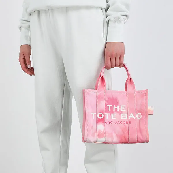 Túi Xách Tay Nữ Marc Jacobs The Tie Dye Mini Tote Bag In Pink Màu Hồng