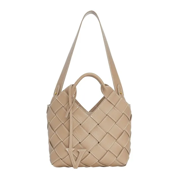 Túi Xách Tay Nữ Verafied Etoupe Woven Basket Bag Màu Be - Túi xách - Vua Hàng Hiệu