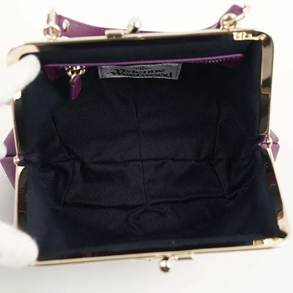 Túi Xách Tay Nữ Vivienne Westwood Granny Frame Purse Purple 52020003-L001N-J401 Màu Tím - Túi xách - Vua Hàng Hiệu