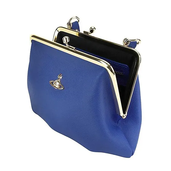 Túi Xách Tay Nữ Vivienne Westwood Handbag Granny 52020003 L001N K405 Màu Xanh Đậm - Túi xách - Vua Hàng Hiệu