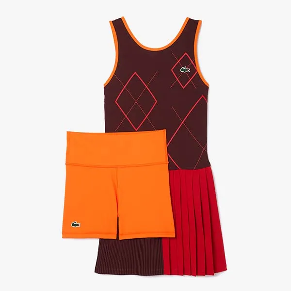 Váy Thể Thao Nữ Lacoste Women's Ultra Dry Tennis Dress With Removable Liner EF7451 51 IEJ Màu Đỏ Size 36