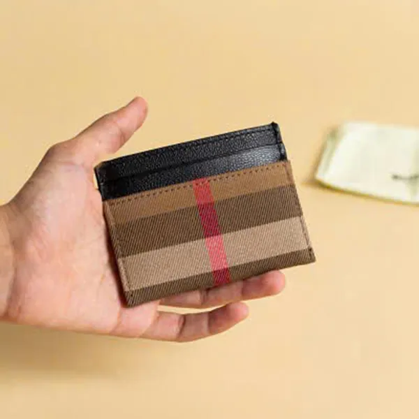 Ví Đựng Thẻ Burberry Sandon Check Card 80840331 Phối Màu - Túi xách - Vua Hàng Hiệu