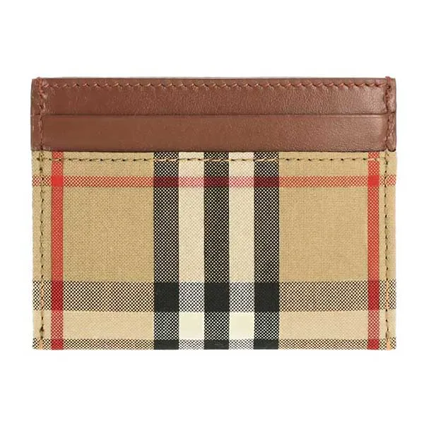 Ví Đựng Thẻ Burberry Sandon Sandon Vintage Check Card 80754411 Phối Màu D-HH
