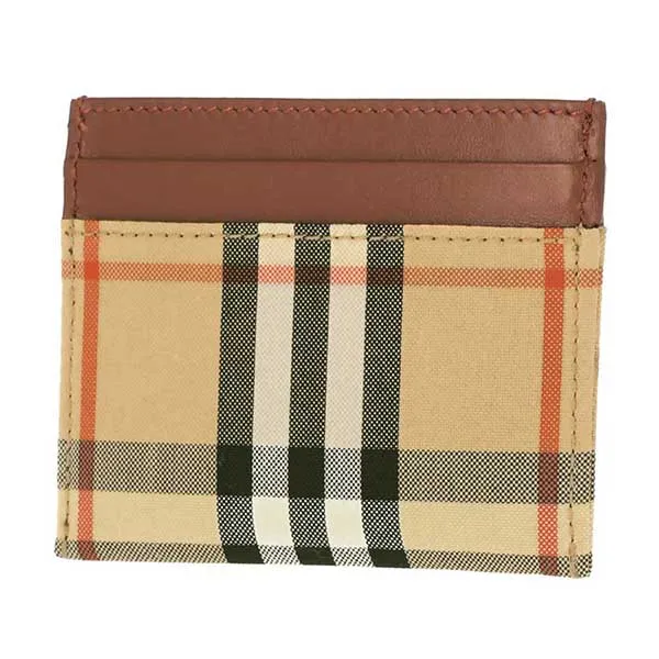 Ví Đựng Thẻ Burberry Sandon Sandon Vintage Check Card 80754411 Phối Màu D-HH