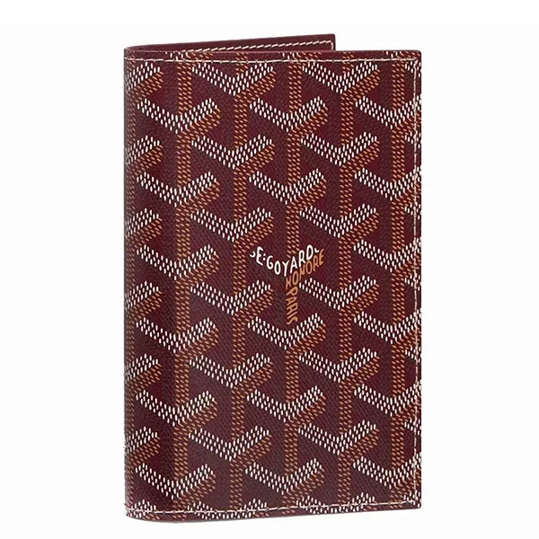 Ví Hộ Chiếu Goyard Grenelle Passport Cover Màu Đỏ Burgundy D- MT - Túi xách - Vua Hàng Hiệu