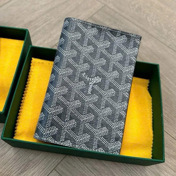 Ví Hộ Chiếu Goyard Grenelle Passport Cover Màu Xám - Túi xách - Vua Hàng Hiệu