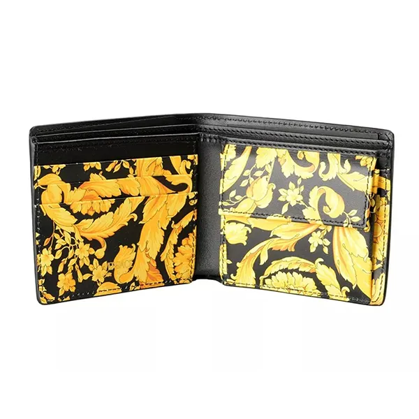 Ví Nam Versace Men's Medusa Bifold Wallet Black Màu Đen - Túi xách - Vua Hàng Hiệu
