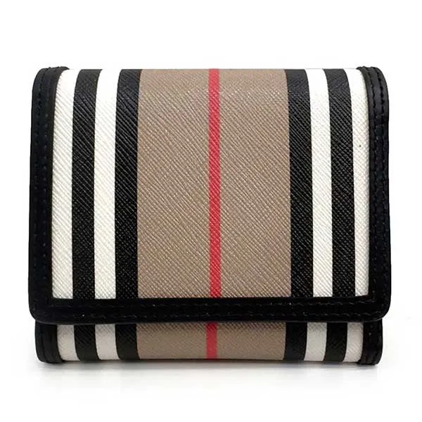 Ví Nữ Burberry Lancaster Striped Half Wallet 80730821 Phối Màu D-HH - Túi xách - Vua Hàng Hiệu