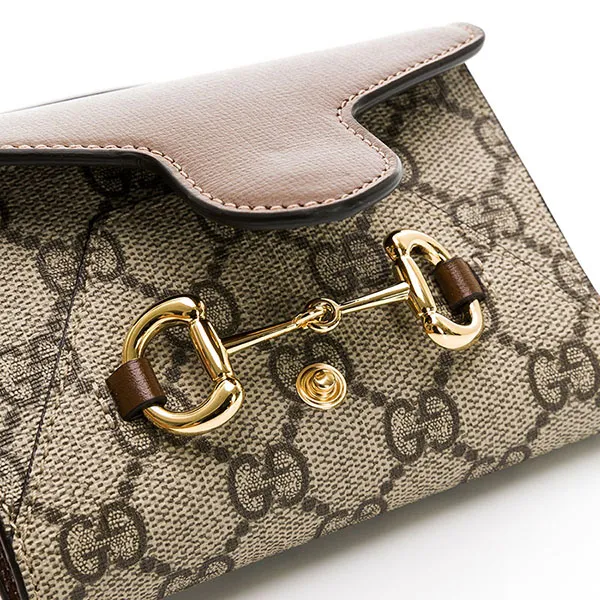 Ví Nữ Gucci Horsebit 1955 Mini Wallet Màu Nâu - Túi xách - Vua Hàng Hiệu
