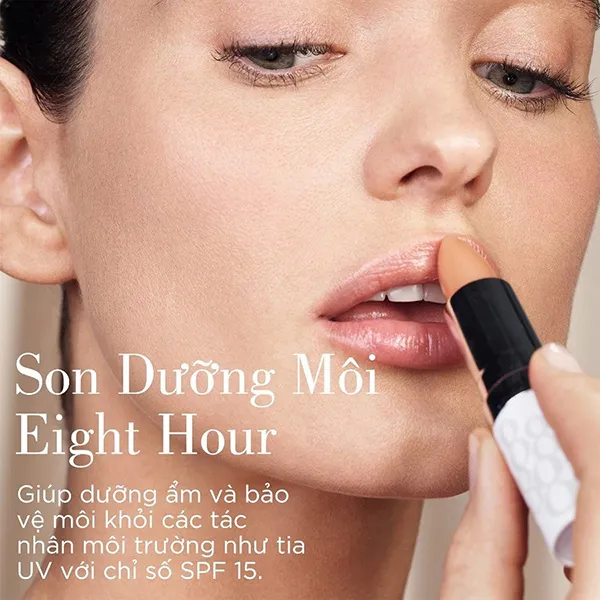 Son Dưỡng Elizabeth Arden Eight Hour Cream SPF15 Màu Tự Nhiên 3.7g - Son Môi - Vua Hàng Hiệu