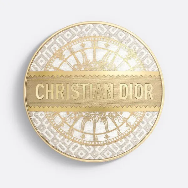 Vỏ Hộp Phấn Nước Dior Forever Cushion Case Compact For Foundation Refill Grand Bal Màu Vàng Họa Tiết - Trang điểm - Vua Hàng Hiệu