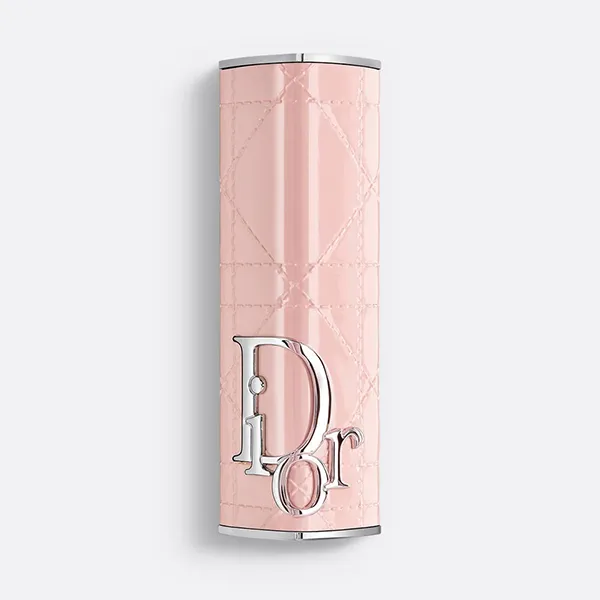 Vỏ Son Dior Addict Shine Lipstick Couture Case Pink Cannage Màu Hồng Nhạt