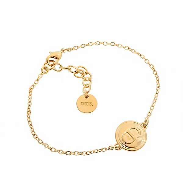 Vòng Đeo Tay Nữ Dior Christian Petit CD Charm Bracelet B1413PTCMT Màu Vàng - Trang sức - Vua Hàng Hiệu