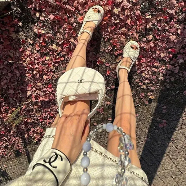 Vòng Đeo Tay Nữ Gucci CC Black & White Bracelet Màu Trắng - Trang sức - Vua Hàng Hiệu