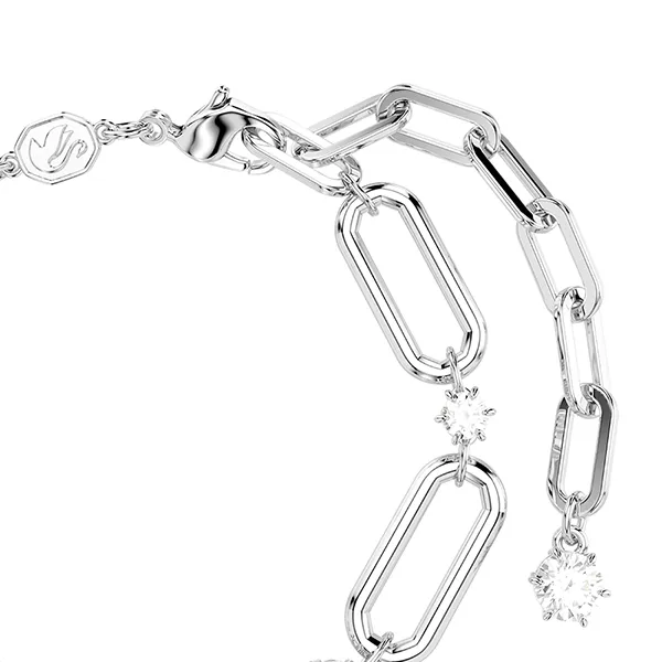 Vòng Đeo Tay Nữ Swarovski Constella Bracelet White, Rhodium Plated 5683353 Màu Bạc