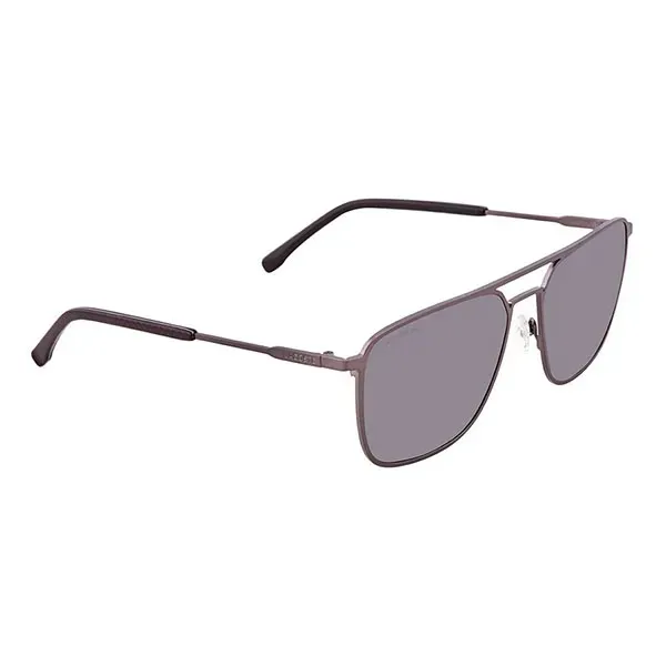 Kính Mát Unisex Lacoste Grey Square Unisex Sunglasses L194S 033 57 Màu Xám - Kính mắt - Vua Hàng Hiệu