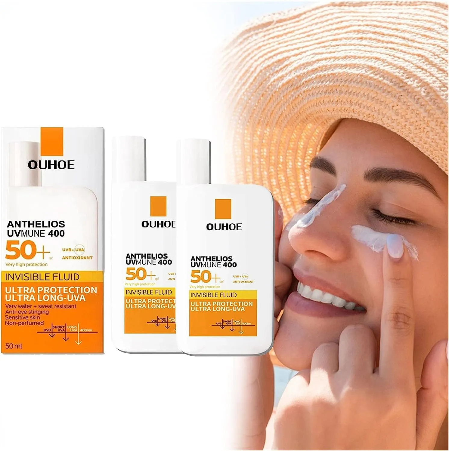 Kem chống nắng bán chạy La Roche-Posay Anthelios UVMune 400 Invisible Fluid SPF50+