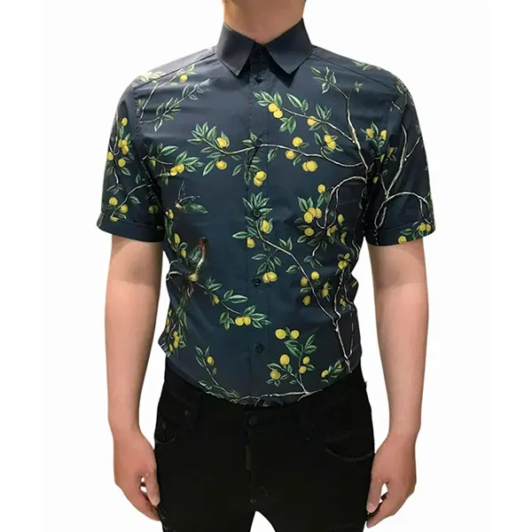 Áo Sơ Mi Nam Dolce & Gabbana D&G Shirt G5DE1T Màu Đen Size 38