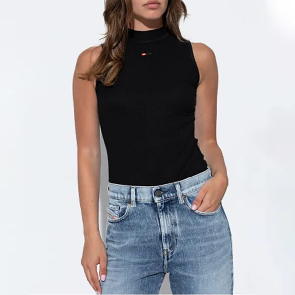 Áo Ba Lỗ Nữ Diesel Top T-Mokky-Sl-Microdiv A10397 0BLAN 9XX Màu Đen Size S - Thời trang - Vua Hàng Hiệu