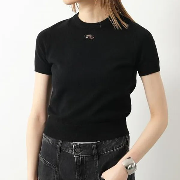Áo Len Nữ Diesel Round Neck Knits A13014 0GEAY 9XX Màu Đen Size M - Thời trang - Vua Hàng Hiệu
