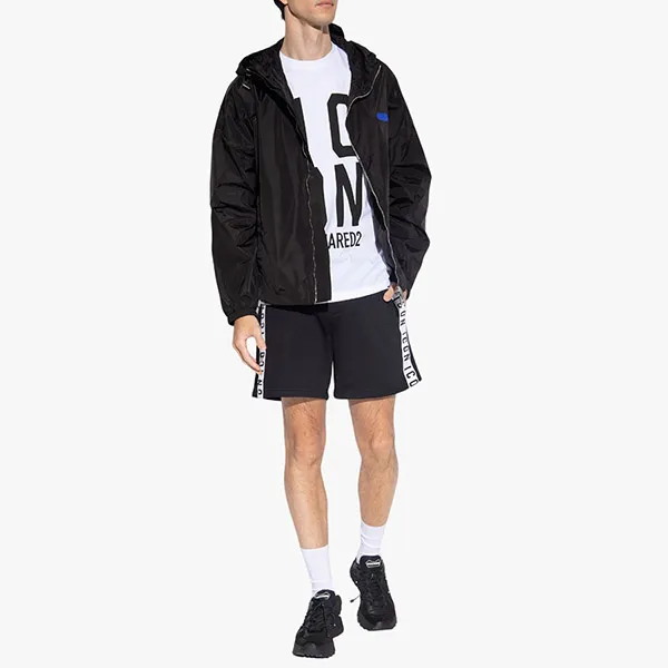Áo Phông Nam Dsquared2 ICON Logo Printed S79GC0077 Tshirt Màu Trắng Size XS - Thời trang - Vua Hàng Hiệu