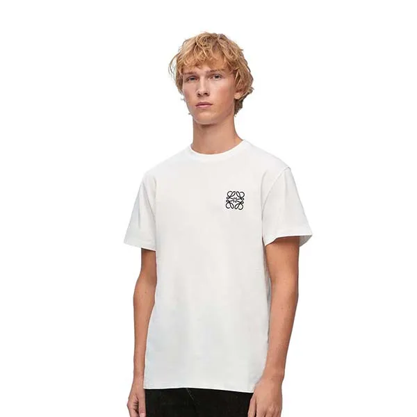 Áo Phông Nam Loewe Anagram Chest Logo T-Shirt H526Y22X75 2100 Màu Trắng Size XS - Thời trang - Vua Hàng Hiệu